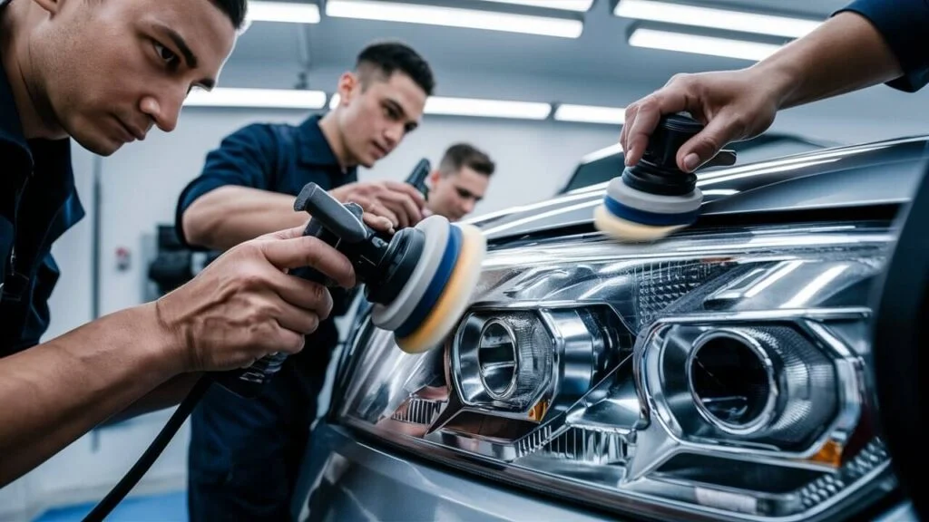 Car Headlight Polish