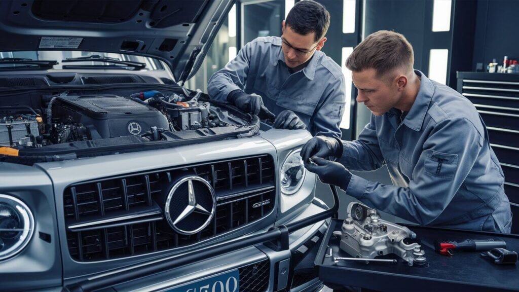 Mercedes G500 Coolant System Repair