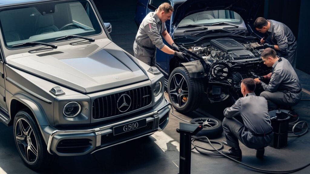 Mercedes G500 Inspection