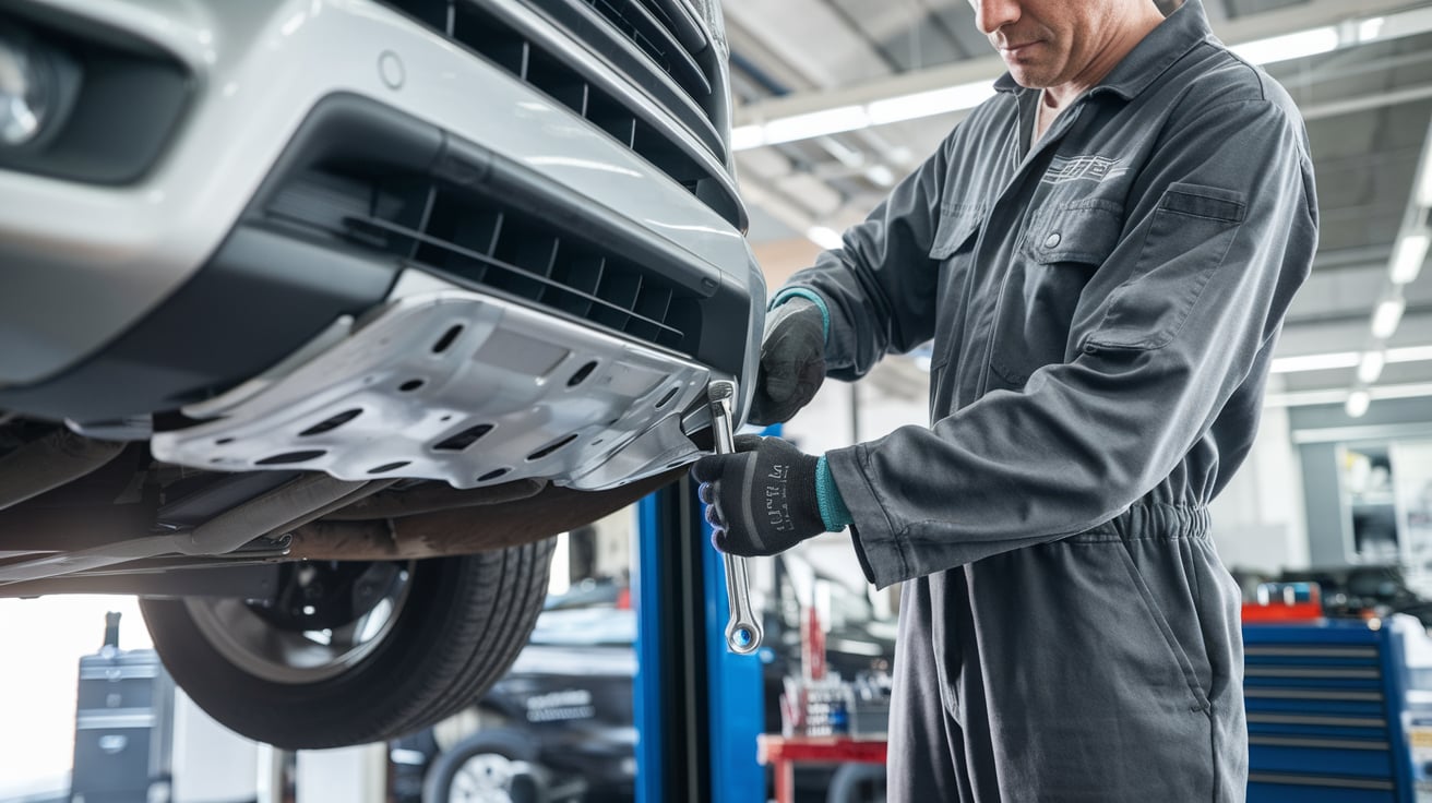 Car Bumper Bracket Repair.