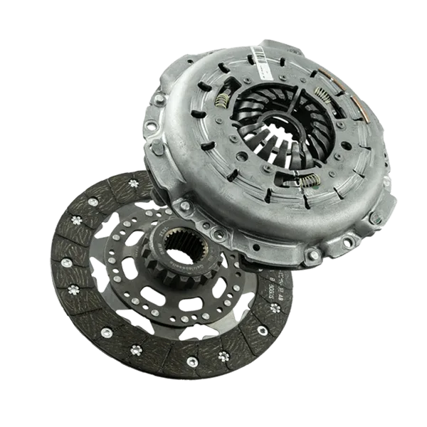Clutch friction disc and pressure plate