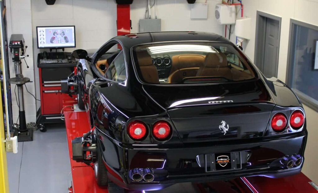 Ferrari service garage Dubai