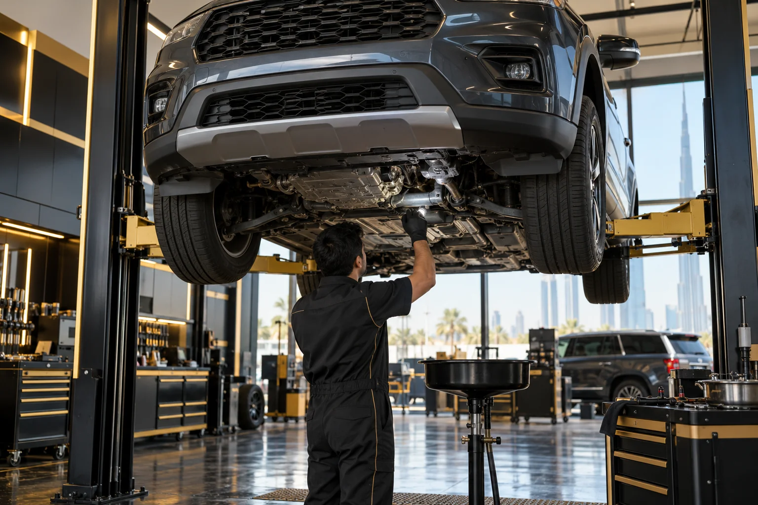 Pre-purchase inspection at Mechanics, Dubai