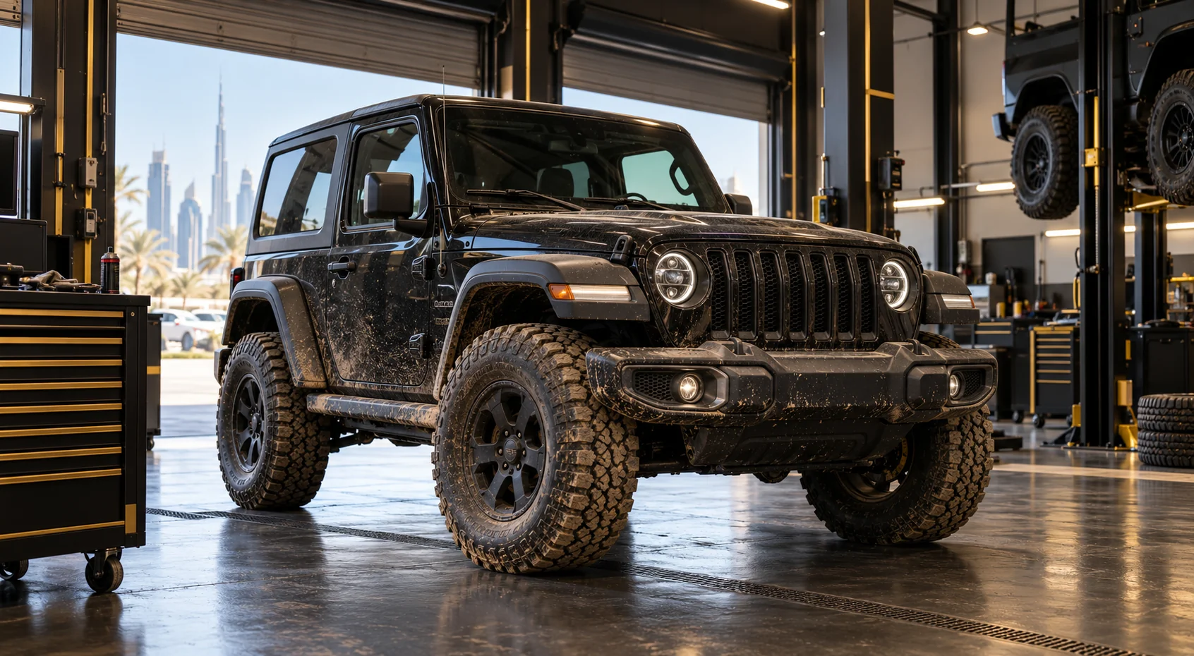 Jeep in Dubai