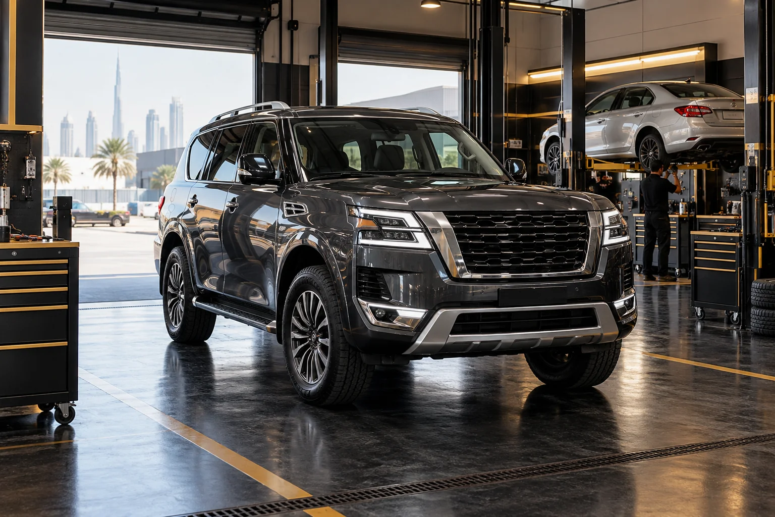 nissan patrol workshop hero dubai