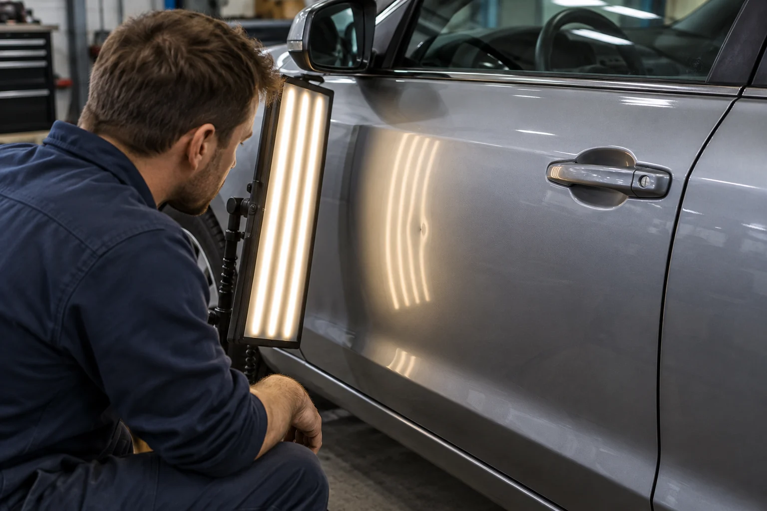 Paint inspection light