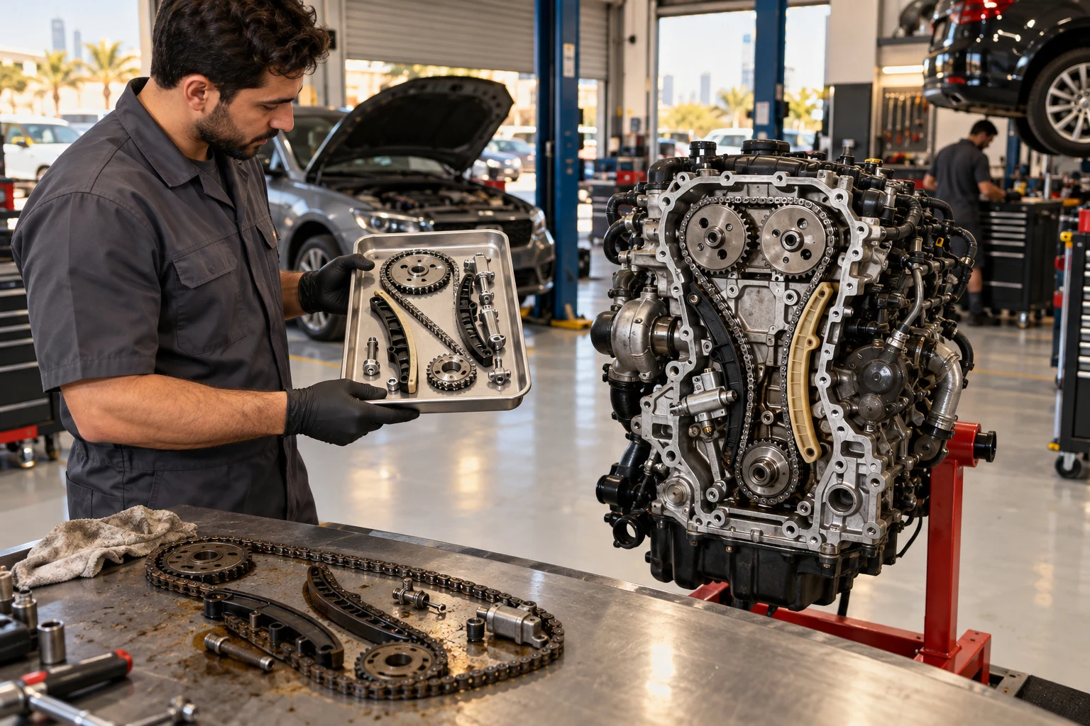 Timing chain inspection